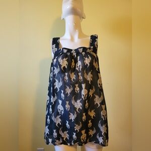 Faith Connexion Viking Helmet Print Tank, VGUC, Size S